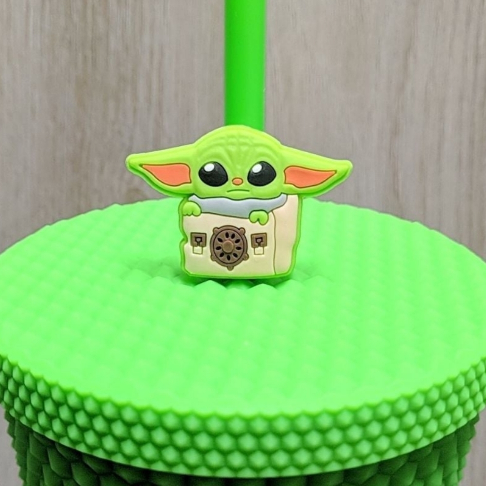 Baby Yoda Groku Starbucks Straw Topper